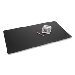 Rhinolin II Desk Pad with Antimicrobial Product Protection, 17 x 12, Black