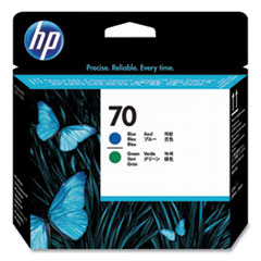 PRINTHEAD,HP 70, BLUE/GN