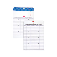 Inter-Department Envelope, #97, Two-Sided Five-Column Format, 10 x 13, White, 100/Box