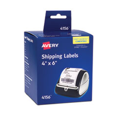 Avery® Thermal Roll Labels 2-1/8"x4" , 140 Shipping Labels-1 Roll (4153)