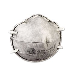 R95 Particulate Respirator w/Nuisance-Level Organic Vapor Relief, One Size Fits All, 20/Box