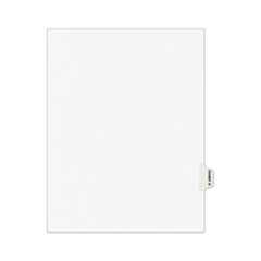 Avery-Style Preprinted Legal Side Tab Divider, Exhibit R, Letter, White, 25/Pack, (1388)