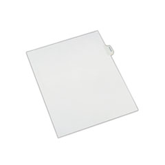 Allstate-Style Legal Side Tab Dividers, Exhibit M, Letter, White, 25/Pack