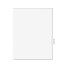 Avery-Style Preprinted Legal Side Tab Divider, Exhibit G, Letter, White, 25/Pack