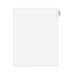 Avery-Style Preprinted Legal Side Tab Divider, Exhibit K, Letter, White, 25/Pack, (1381)