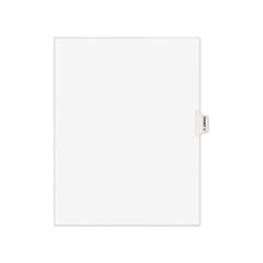 Avery-Style Preprinted Legal Side Tab Divider, Exhibit E, Letter, White, 25/Pack, (1375)