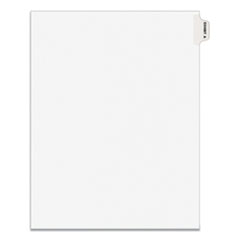 Avery-Style Preprinted Legal Side Tab Divider, Exhibit A, Letter, White, 25/Pack, (1371)