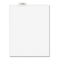 Avery-Style Preprinted Legal Bottom Tab Divider, Exhibit D, Letter, White, 25/PK