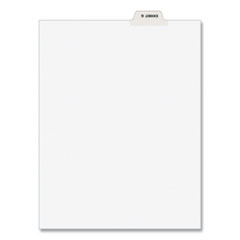 Avery-Style Preprinted Legal Bottom Tab Divider, Exhibit G, Letter, White, 25/PK