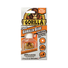 Clear Gorilla Glue, 1.75 oz, Dries Clear