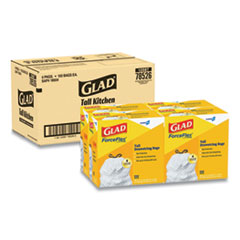 Glad ForceFlex Tall Kitchen Drawstring Trash Bags