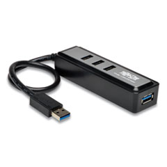 USB 3.0 SuperSpeed Hub, 4 Ports, Black