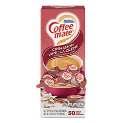 Liquid Coffee Creamer, Cinnamon Vanilla, 0.38 oz Mini Cups, 50/Box