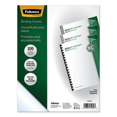 Fellowes Crystals Clear PVC Covers