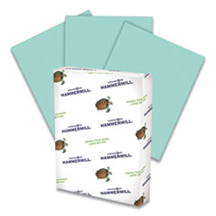 Colors Print Paper, 20lb, 8.5 x 11, Turquoise, 500/Ream