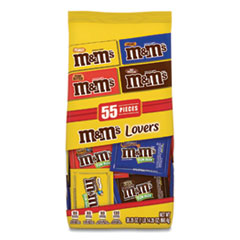 Fun Size Variety Mix, Caramel, Milk Chocolate, Peanut, Peanut Butter Flavors, 30.35 oz Bag, 55 Packs/Bag