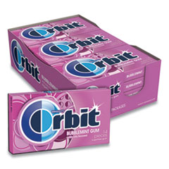 Sugar-Free Chewing Gum, Bubblemint, 12/Box