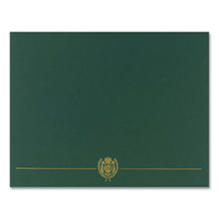 Classic Crest Certificate Covers, 9.38 x 12, Plum, 5/Pack