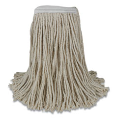 Economy 53 Series Mop Head, 16 oz, Cotton, Natural