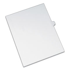 Preprinted Legal Exhibit Side Tab Index Dividers, Allstate Style, 26-Tab, L, 11 x 8.5, White, 25/Pack