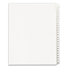 Preprinted Legal Exhibit Side Tab Index Dividers, Allstate Style, 25-Tab, 1 to 25, 11 x 8.5, White, 1 Set, (1701)