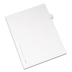 Preprinted Legal Exhibit Side Tab Index Dividers, Allstate Style, 26-Tab, T, 11 x 8.5, White, 25/Pack