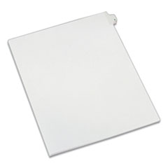 Preprinted Legal Exhibit Side Tab Index Dividers, Allstate Style, 10-Tab, 2, 11 x 8.5, White, 25/Pack