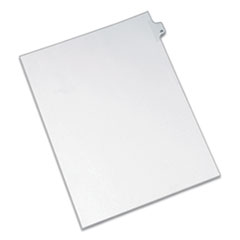 Preprinted Legal Exhibit Side Tab Index Dividers, Allstate Style, 10-Tab, 28, 11 x 8.5, White, 25/Pack