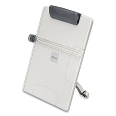 Desktop Easel-Style Copyholder, Plastic, 150 Sheet Capacity, Platinum/Gray