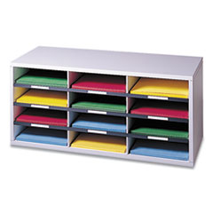 Fellowes 12-Compartment Sorter Literature Organizer