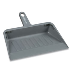 Heavy Duty Dustpan, 11.9 x 10.8, Plastic, Gray