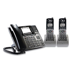 1-4 Line Wireless Phone System Bundle, 2 Additional Cordless Handsets