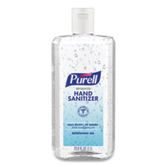 Advanced Refreshing Gel Hand Sanitizer, Clean Scent, 1 L Flip Cap Bottle, 4/Carton