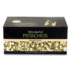 Roasted and Salted Pistachios, 1.5 oz Bag, 24/Pack, Ships in 1-3 Business Days