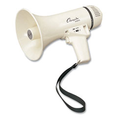 Megaphone, 4-8W, 400 Yard Range, White