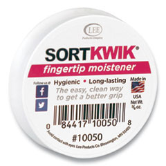 Sortkwik Fingertip Moisteners, 3/8 oz, Pink