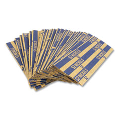 Flat Tubular Coin Wrap, Nickels, $2.00, Blue, 1,000/Box