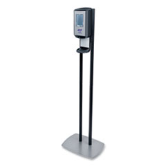 CS8 Hand Sanitizer Floor Stand with Dispenser, 1,200 mL, 13.5 x 5 x 28.5, Graphite