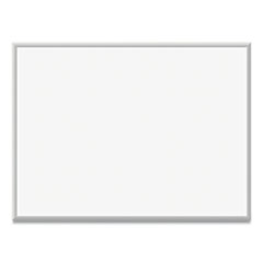 Magnetic Dry Erase Board with Aluminum Frame, 47 x 35, White Surface, Silver Frame
