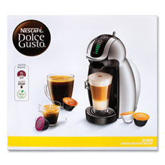 Genio 2 With Four Gusto Coffee and Rack Bundle, Black/Silver, Ships in 1-3 Business Days