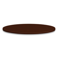 Mod Round Conference Table Top, 42" Diameter, Traditional Mahogany