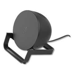 BOOSTCHARGE Wireless Charging Stand plus Speaker, Black