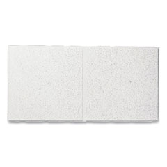 Fine Fissured Second Look Ceiling Tiles, Directional, Angled Tegular (0.94"), 24" x 48" x 0.75", White, 10/Carton