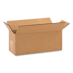 Fixed-Depth Shipping Boxes, 200 lb Mullen Rated, Regular Slotted Container (RSC), 24 x 6 x 6, Brown Kraft, 25/Bundle