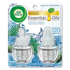 Scented Oil Refill, Fresh Waters, 0.67 oz, 2/Pack