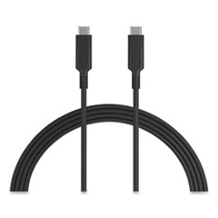 Reversible USB-C Cable, 3 ft, Black