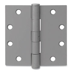 Primed Door Hinges, 4.5 x 4.5, Steel, 3/Pack