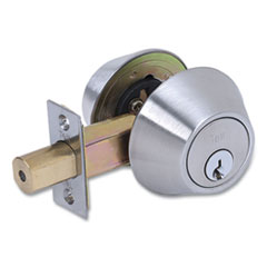 Double Cylinder Deadbolt, Stainless Steel Finish