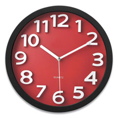 Wall Clock with Raised Numerals and Silent Sweep Dial, 13