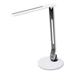 Color Changing LED Desk Lamp with RGB Arm, 18.12" High, White